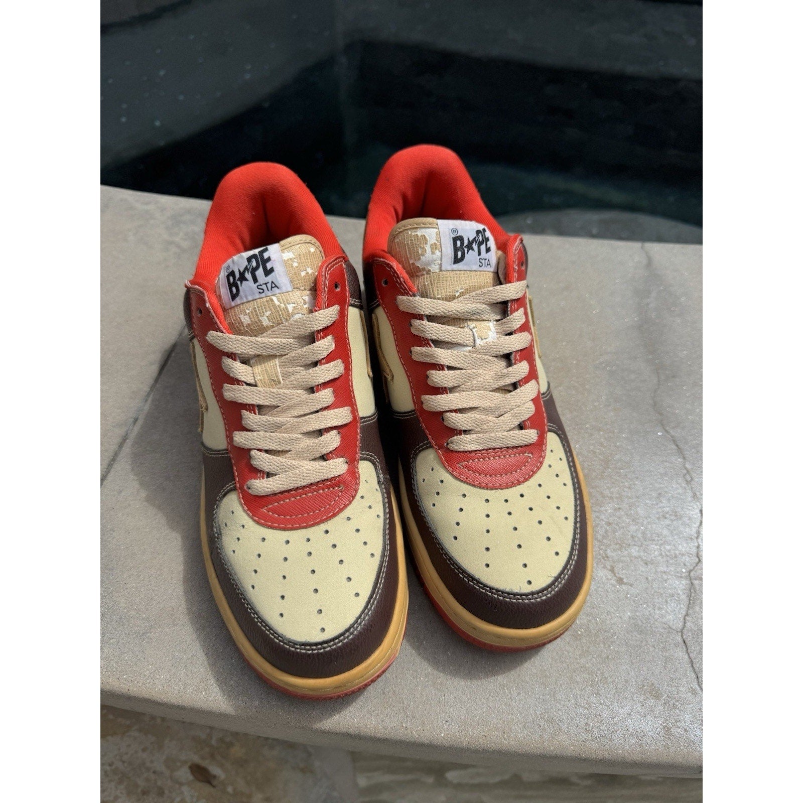 A Bathing Ape Kanye West x Bapesta FS-001 Low College Dropout - Size 10