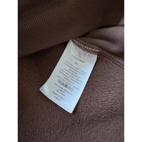 Dior Relaxed Hoodie Embroidered Logo Terrycloth Brown Size XXL (Fits small)