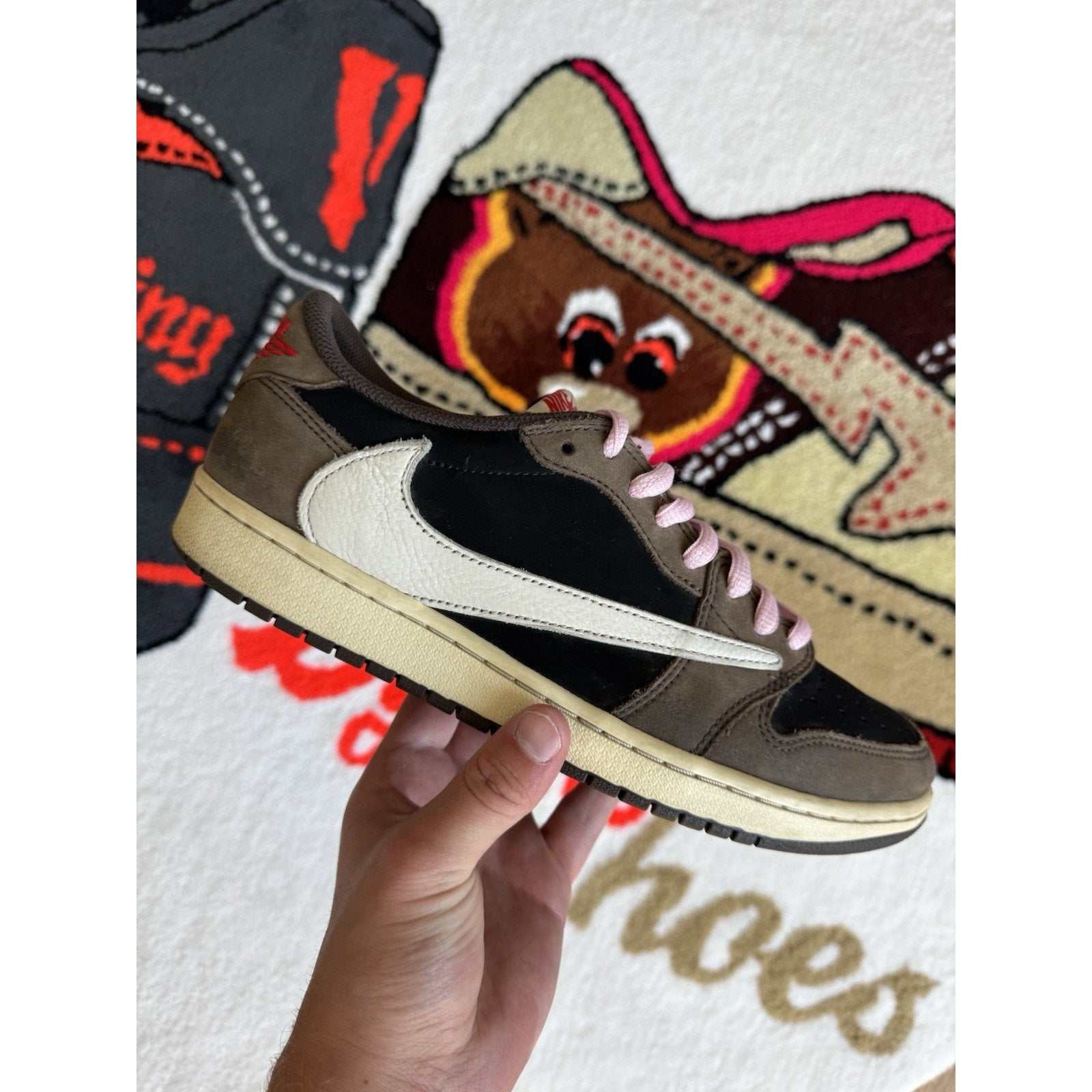 Jordan 1 x Travis Scott Low Mocha - Size 10