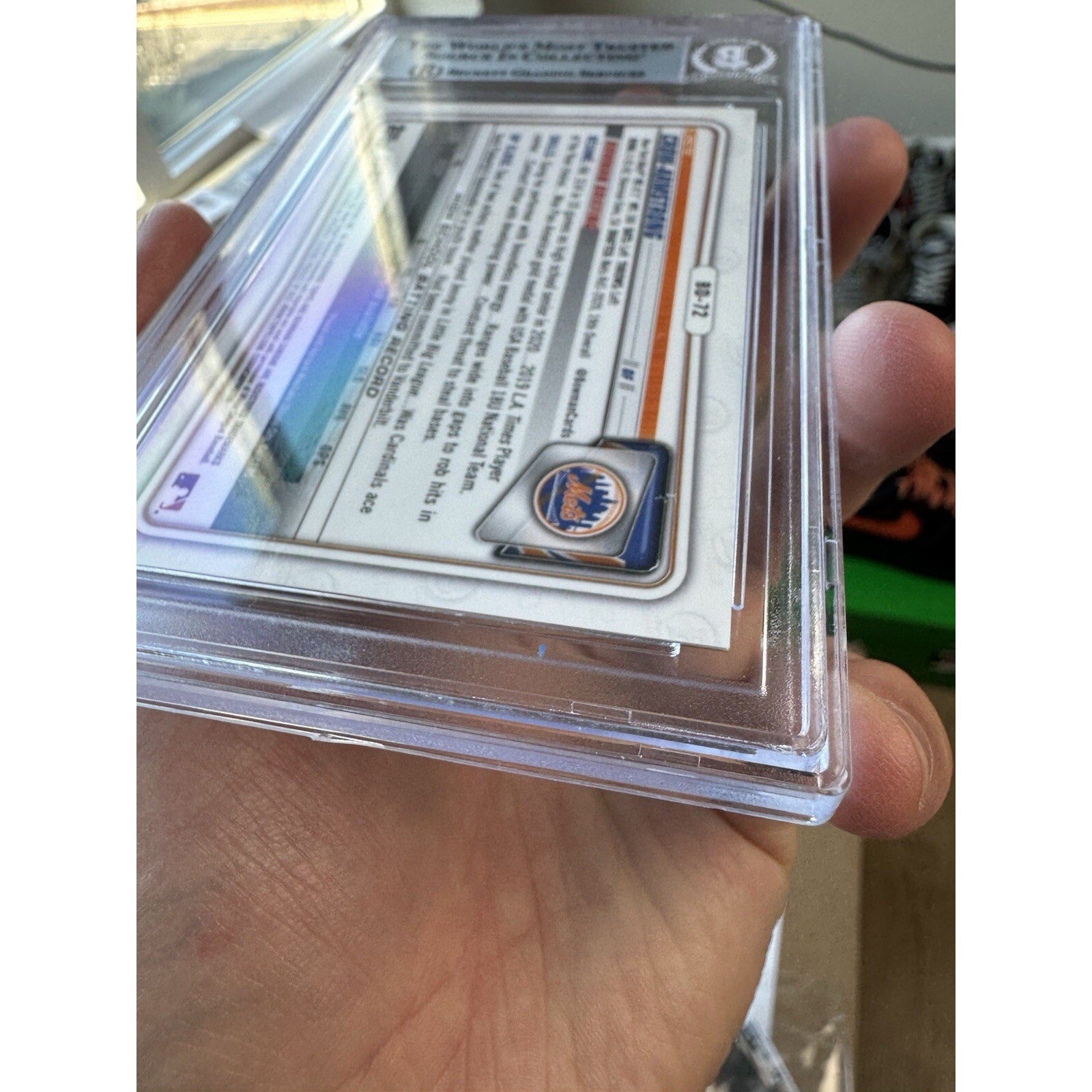 Pete Crow Armstrong 2020 Bowman Chrome Draft Sapphire Yellow 35/99 Autograph