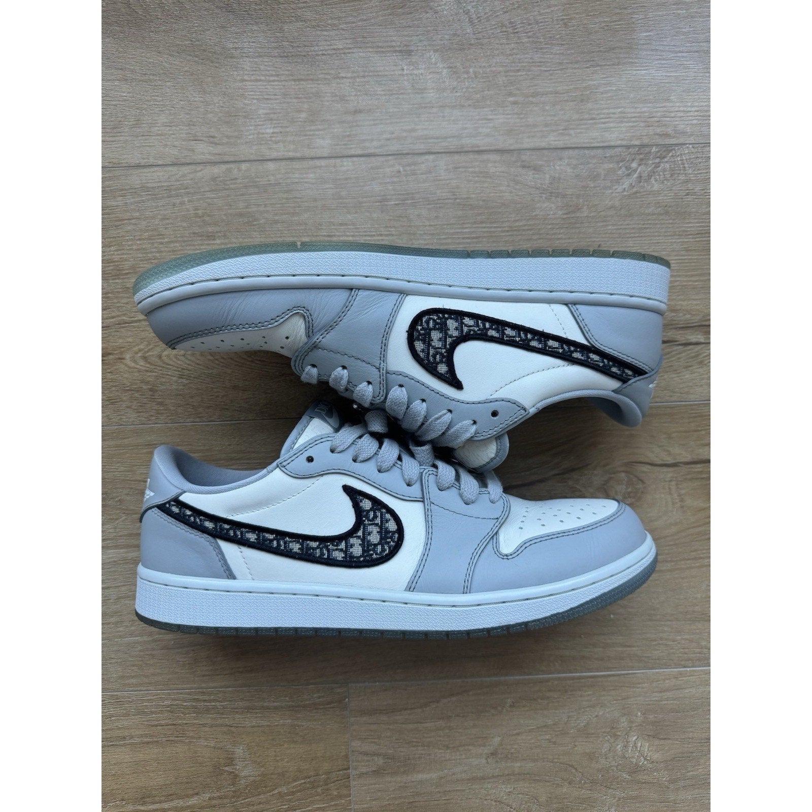 Dior x Air Jordan 1 Low Gray - Size 10.5