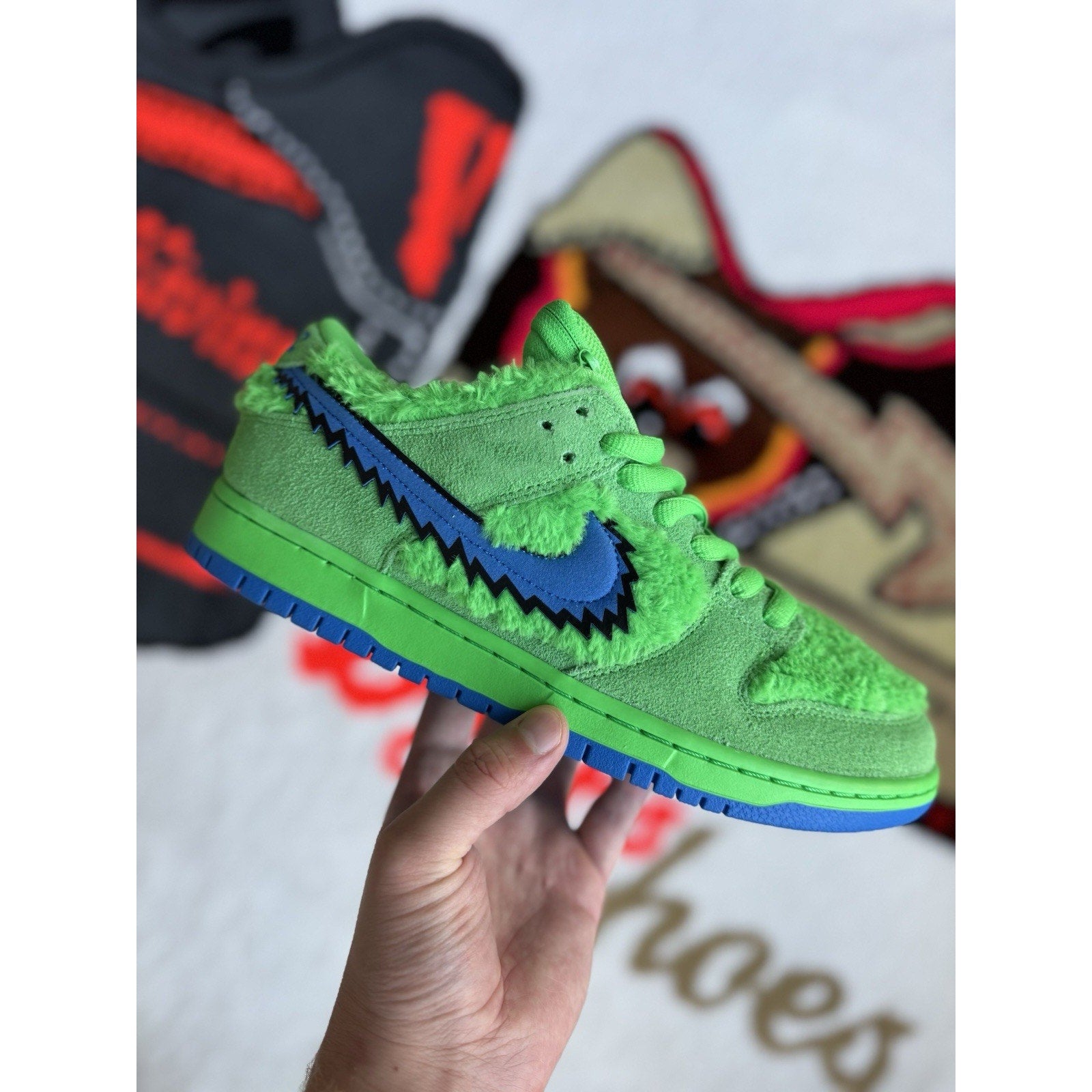 Nike SB Dunk Low x Grateful Dead Green Bear 2020 - Size 9