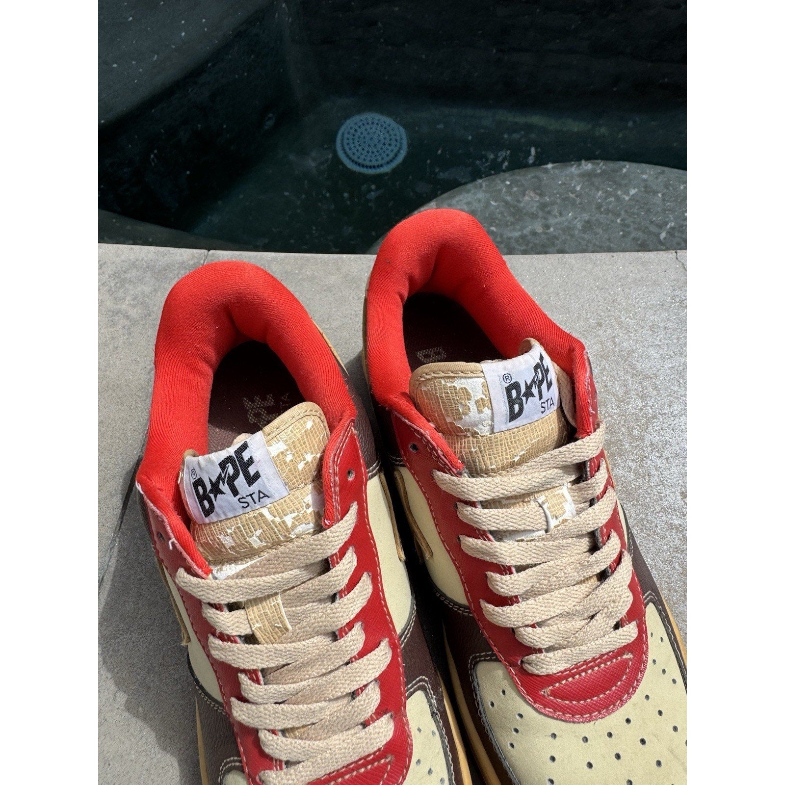 A Bathing Ape Kanye West x Bapesta FS-001 Low College Dropout - Size 10