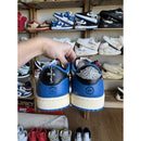 Jordan 1 Retro x Fragment Design x Travis Scott Low Blue - Size 8