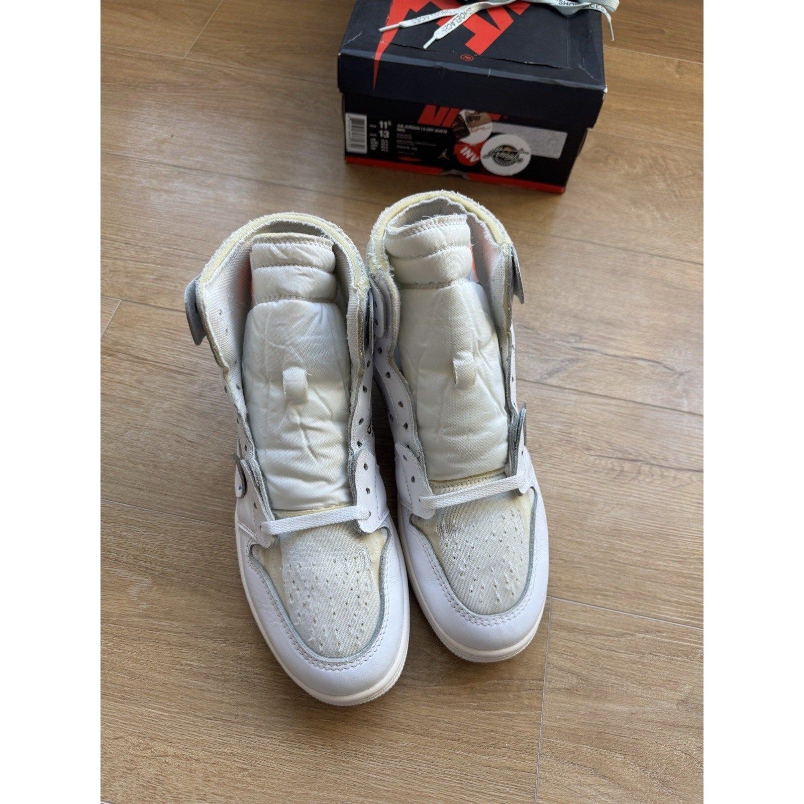Jordan 1 Retro OG x Off-White High White- Size 11.5