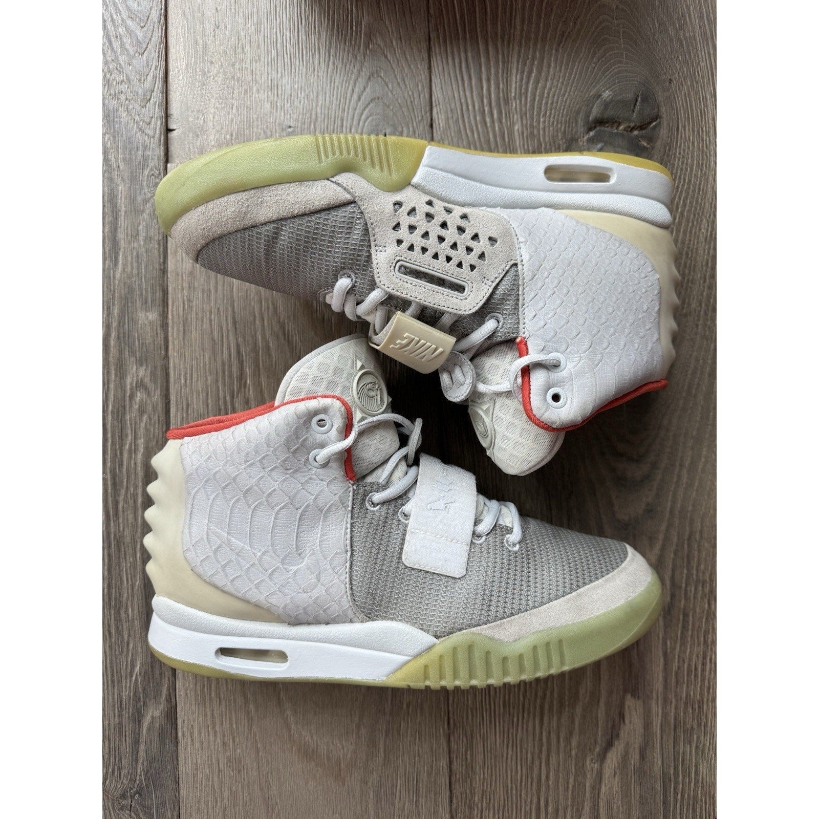 Nike Air Yeezy 2 NRG Pure Platinum - Size 10