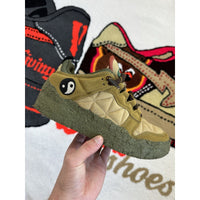 Cactus Plant Flea Market x Nike Dunk SP Low Tan Mossy Green - Size 9