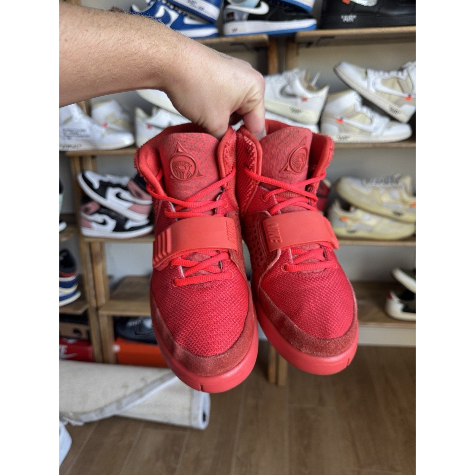 Nike Air Yeezy 2 SP Mid Red October - Size 9