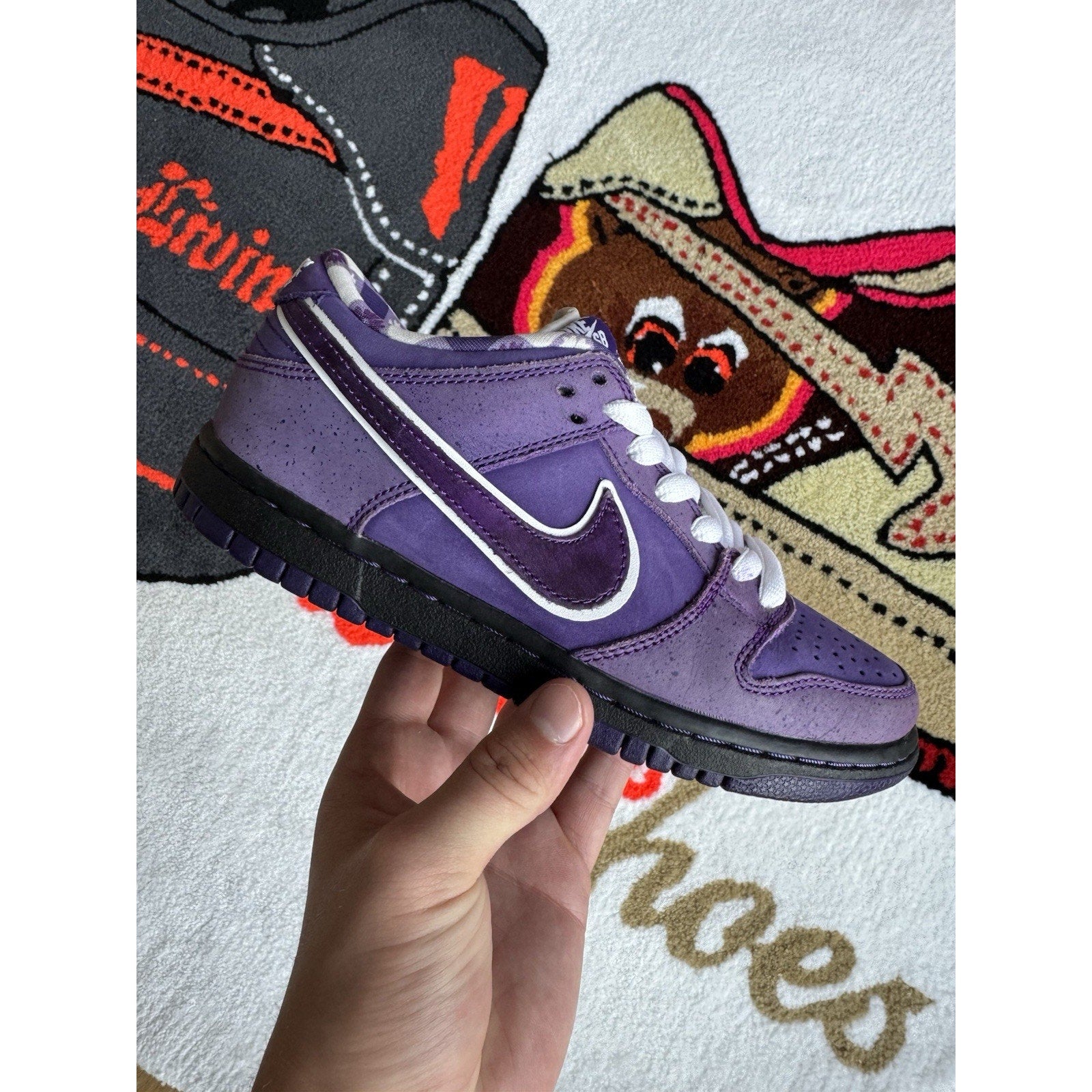 Nike Concepts x Dunk SB Special Box Low Purple Lobster - Size 4