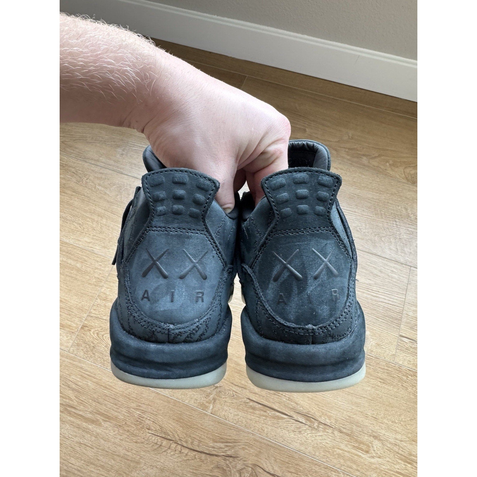Jordan 4 Kaws ‘Black’ Sample - Size 7