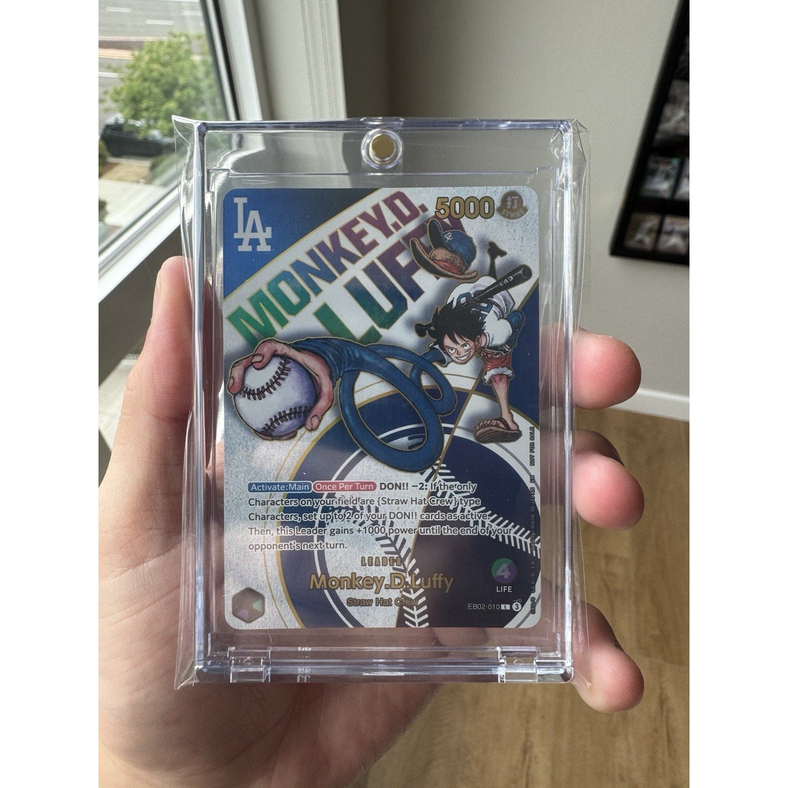 Monkey.D.Luffy (010) (Dodgers x ONE PIECE) EB02-010 One Piece Promotion Card
