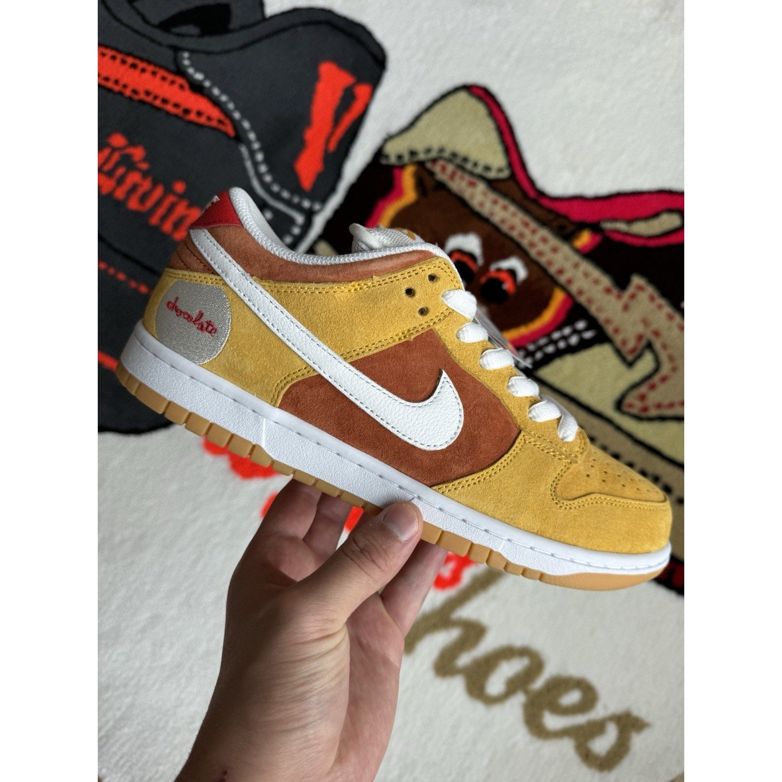 Nike SB Dunk Low Chocolate Skateboards Sun - Size 8.5