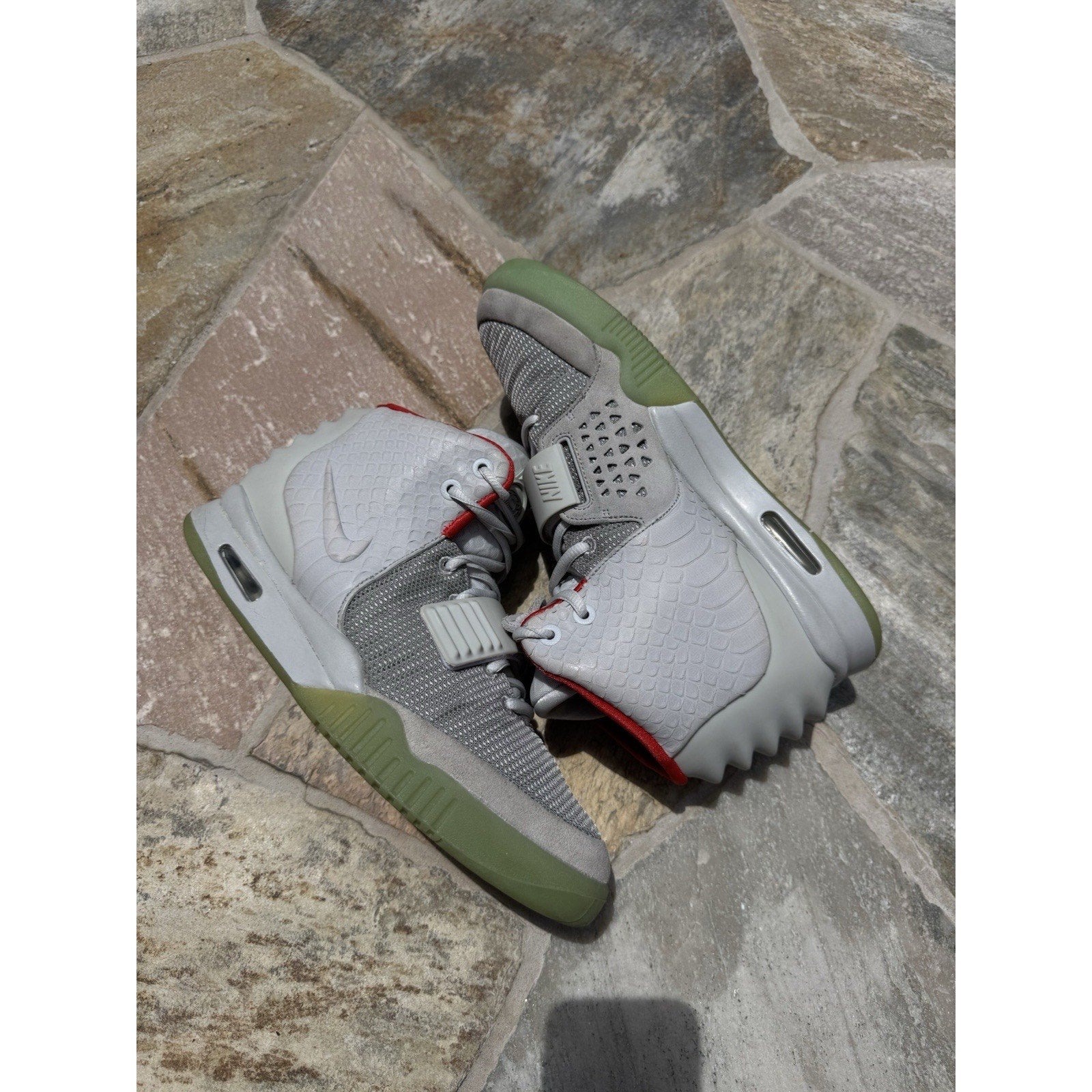 Nike Air Yeezy 2 NRG Pure Platinum - Size 9.5
