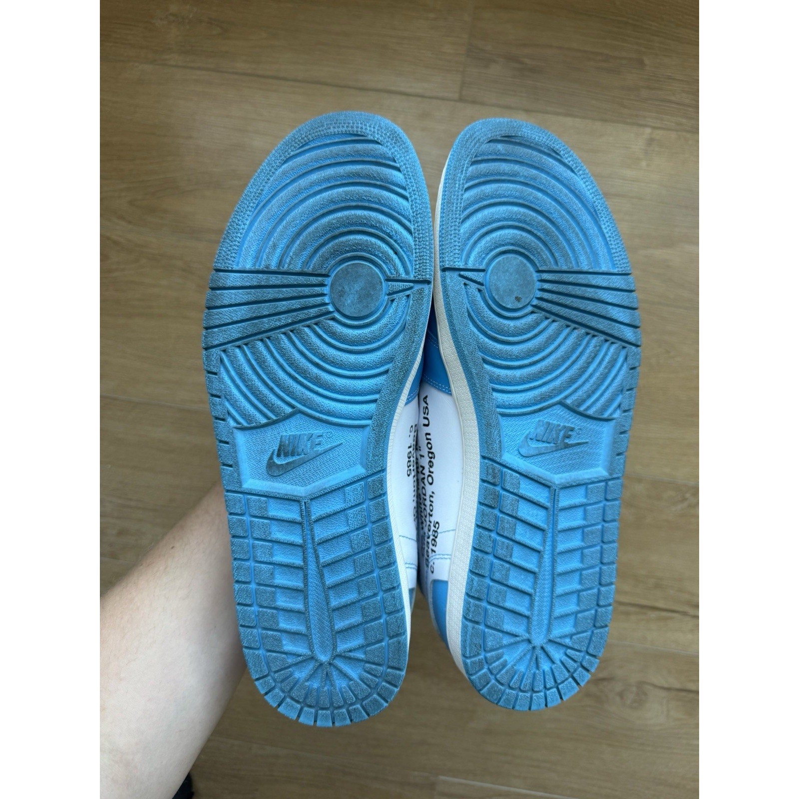 Jordan 1 Retro OG x Off-White High UNC - Size 14