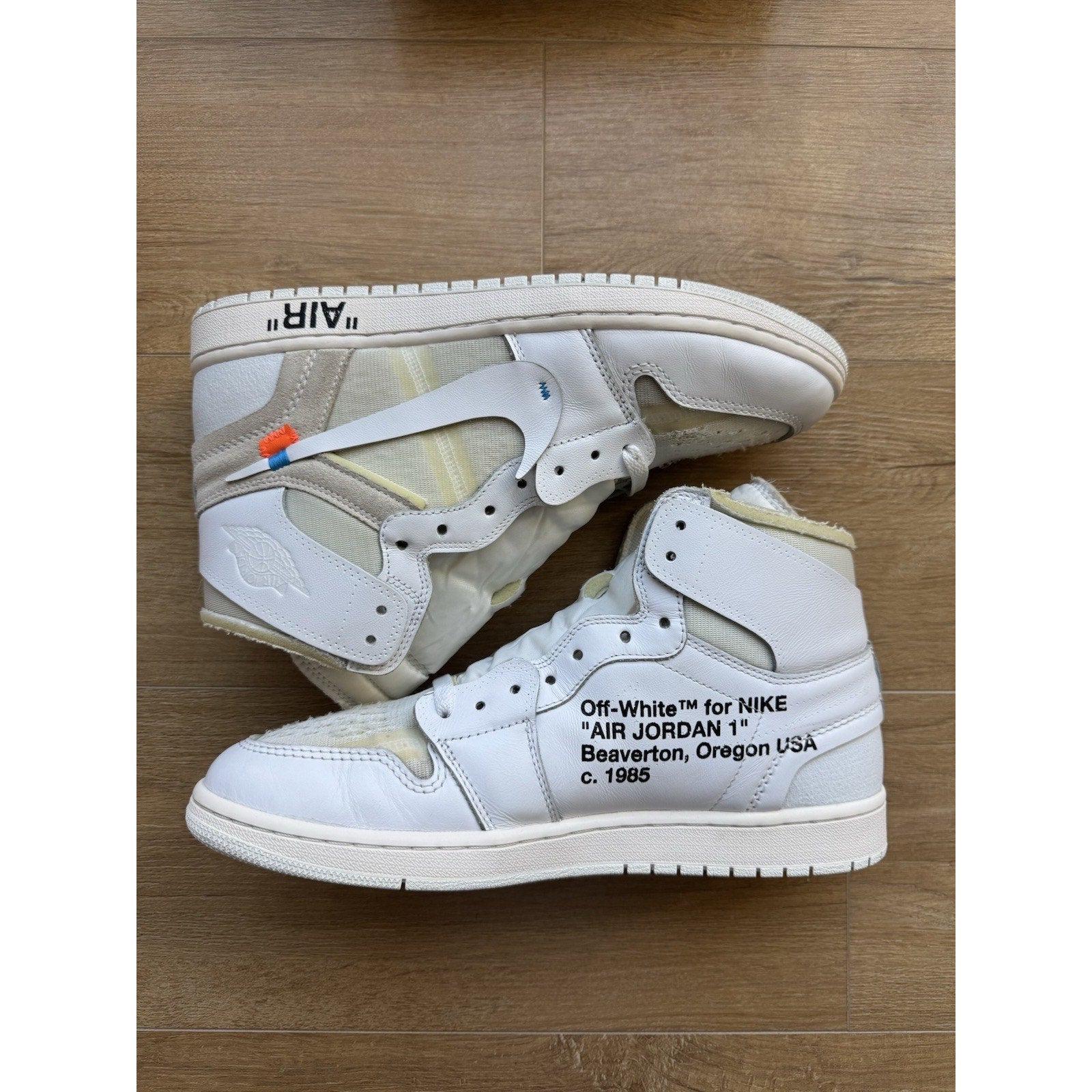 Jordan 1 Retro OG x Off-White High White- Size 11.5