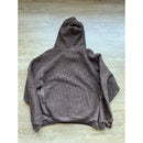 Dior Relaxed Hoodie Embroidered Logo Terrycloth Brown Size XXL (Fits small)