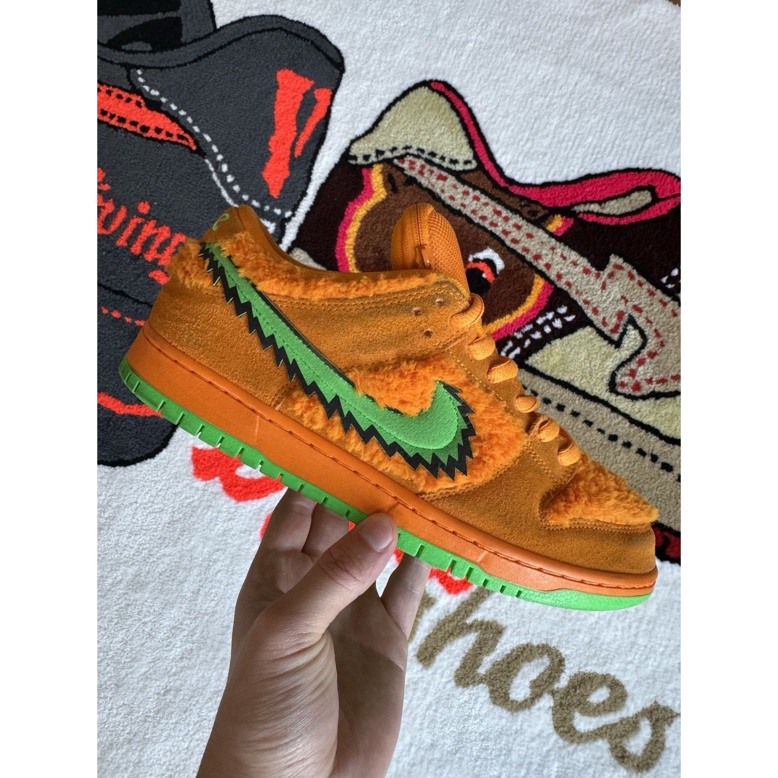 Nike Grateful Dead x Dunk SB Low Orange Bear - Size 10