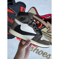 Jordan 1 Retro OG x Travis Scott High Mocha - Size 10