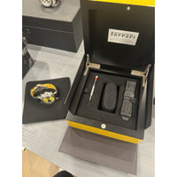 Panerai Ferrari Yellow Men's Leather Strap Watch - FER00011