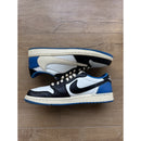 Jordan 1 Retro x Fragment Design x Travis Scott Low Blue - Size 8