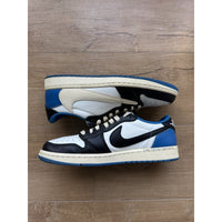 Jordan 1 Retro x Fragment Design x Travis Scott Low Blue - Size 8