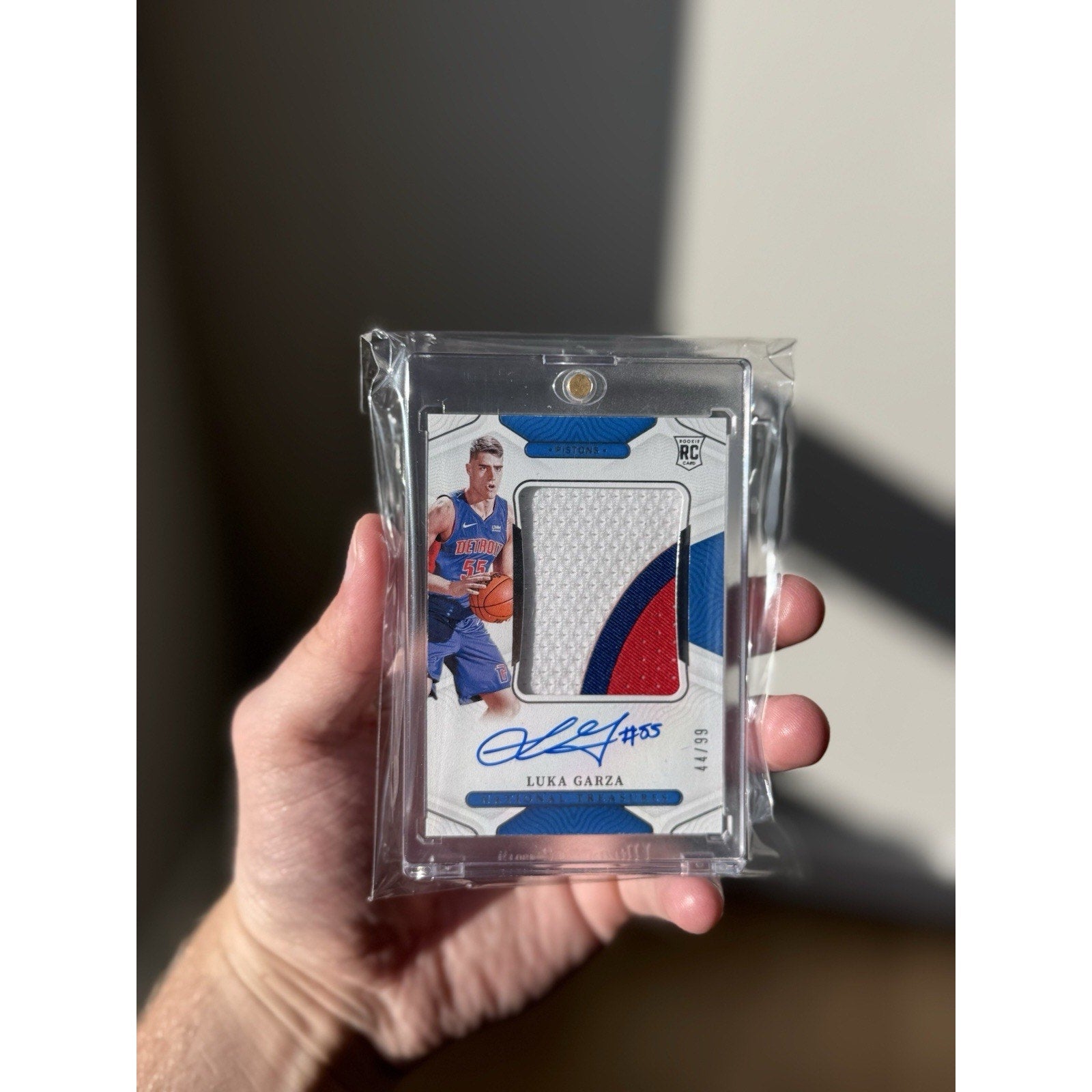 Luka Garza 2021-22 Panini National Treasures RPA 44/99 Nasty Patch