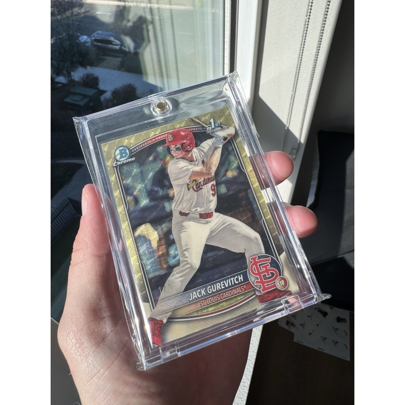Jack Gurevitch Topps Chrome 2025 Superfractor 1/1 Base Rookie