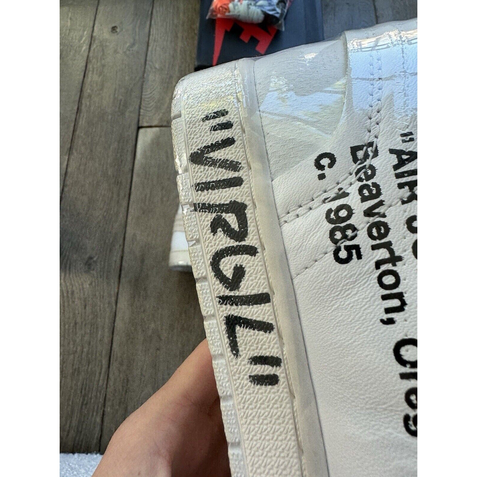 Signed By Virgil Abloh Jordan 1 Off White ‘Euro’