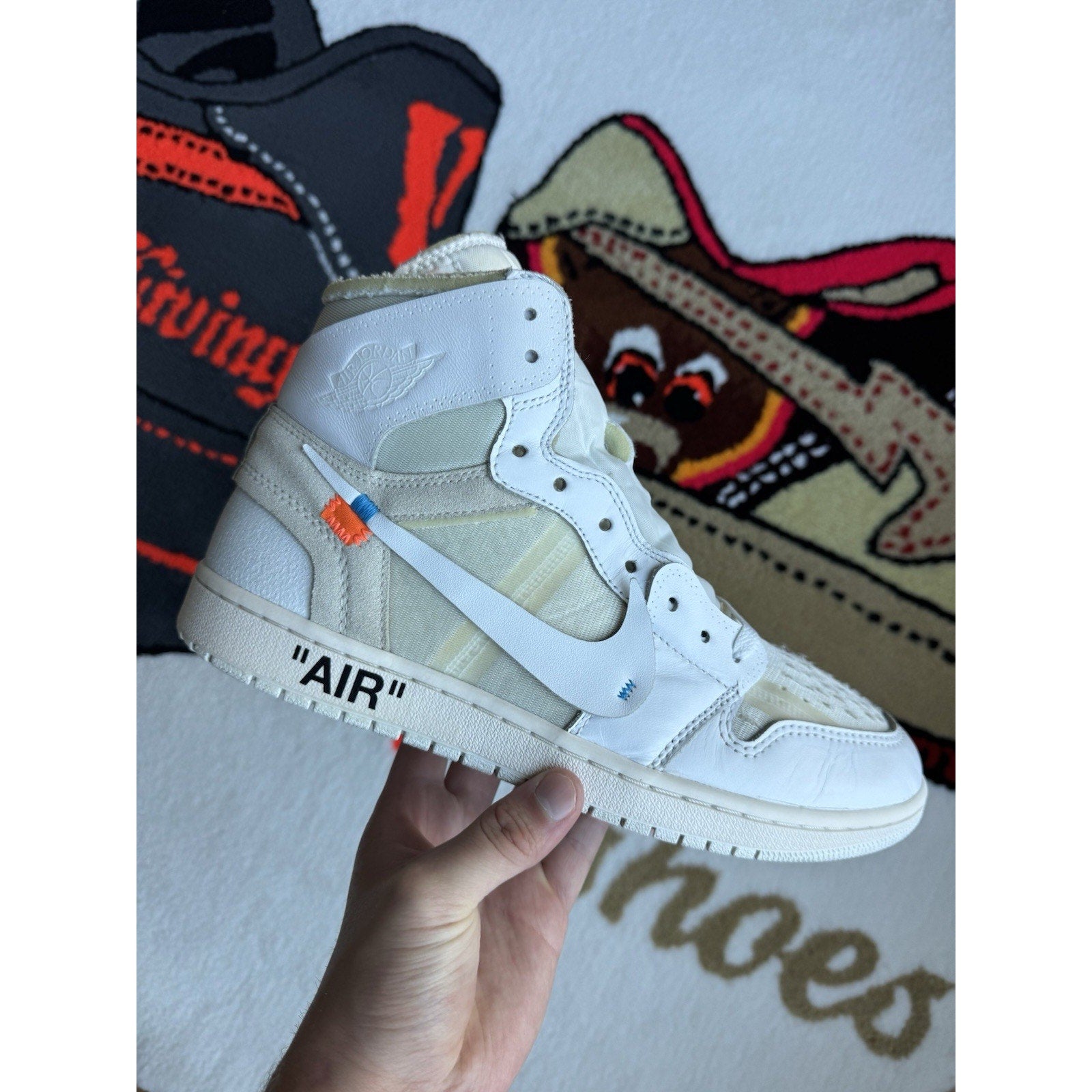 Jordan 1 Retro OG x Off-White High White- Size 11.5