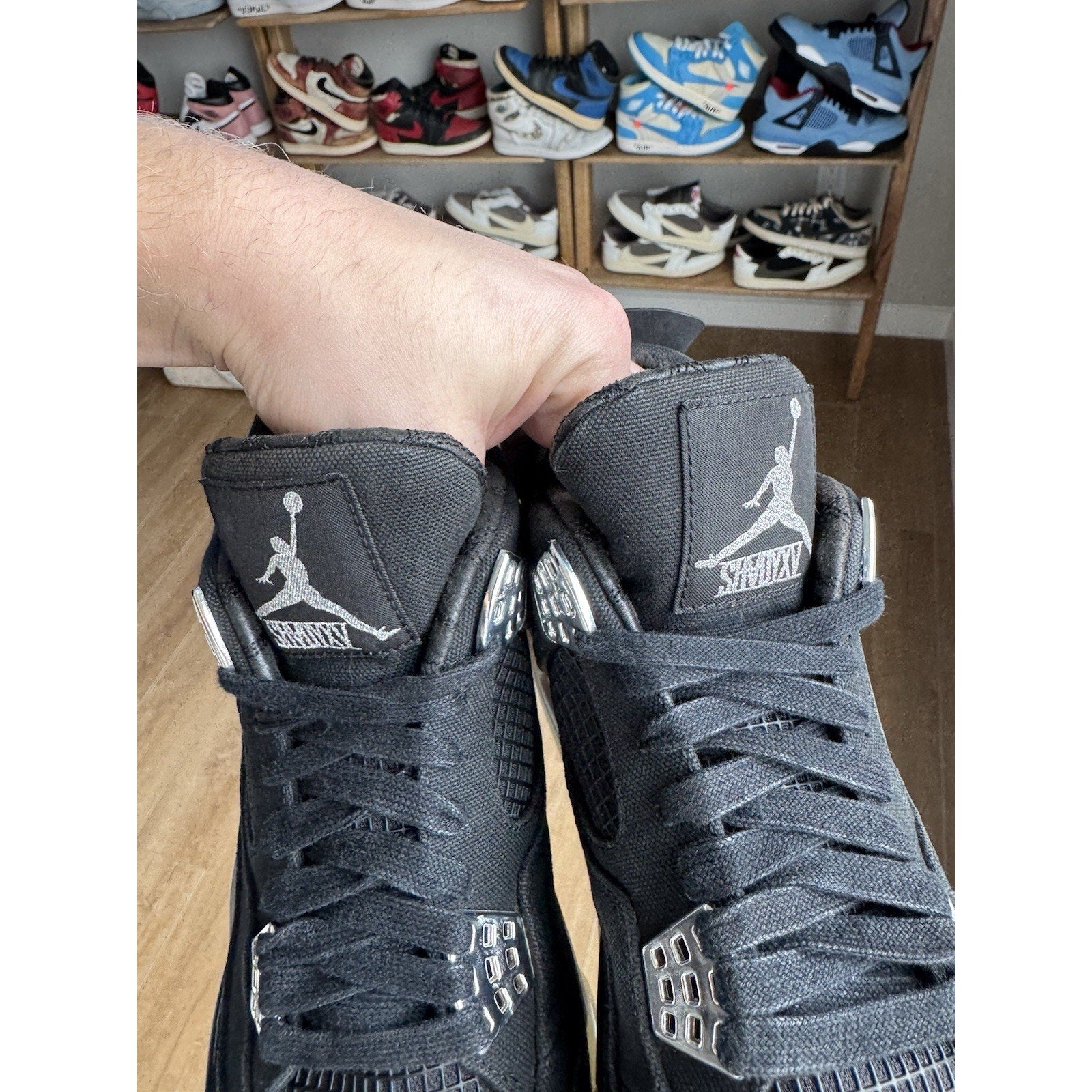 Jordan 4 Retro Eminem Carhartt Black 2015 - Size 10.5