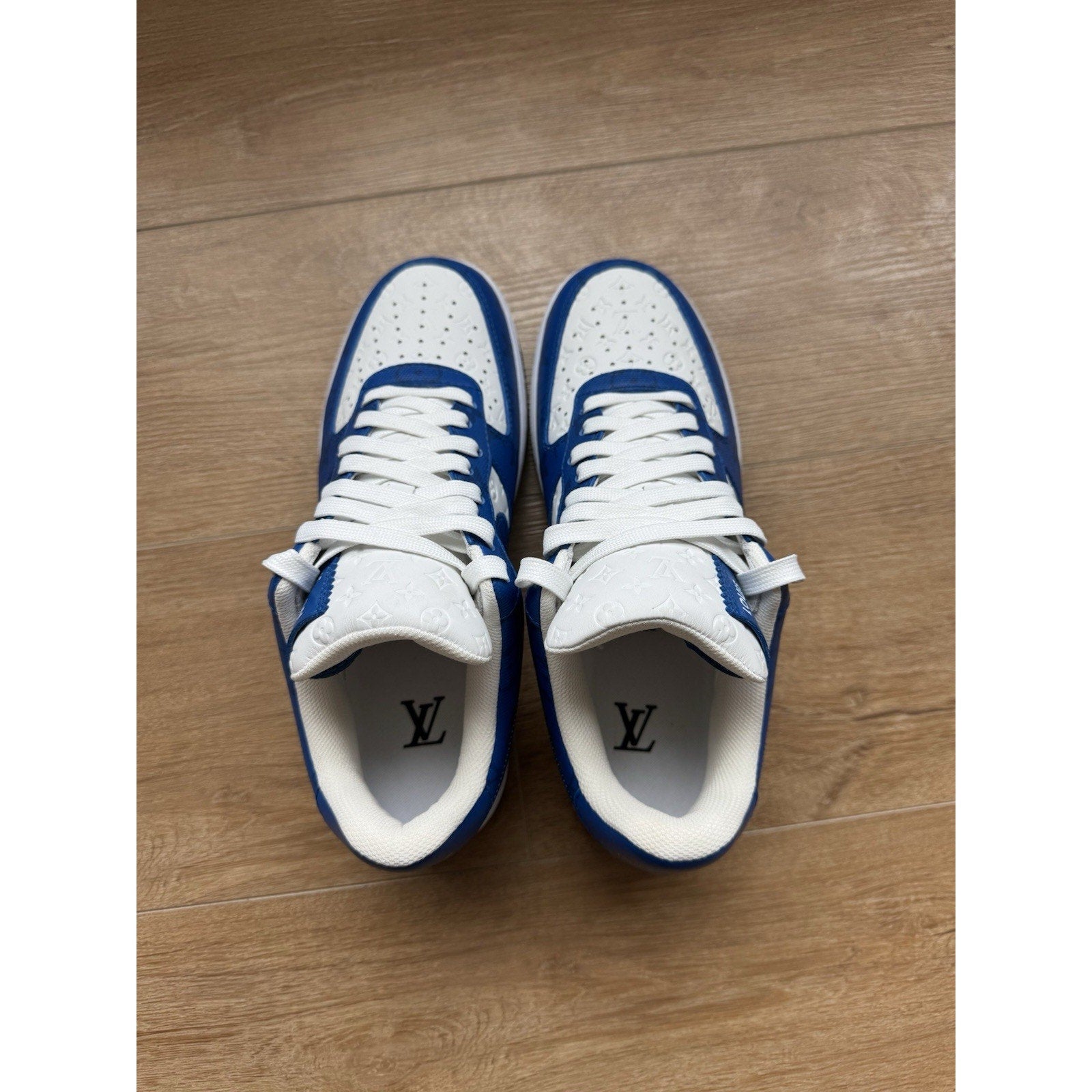 Nike Air Force 1 Low by Virgil Abloh x Louis Vuitton LV Blue - Size 8