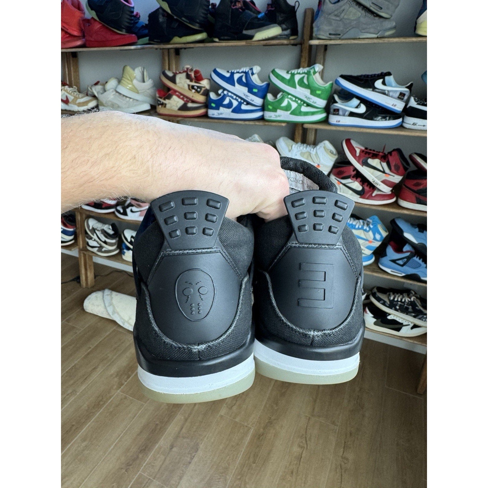 Jordan 4 Retro Eminem Carhartt Black 2015 - Size 10.5