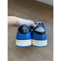 Jordan 1 Retro x Fragment Design x Travis Scott Low Blue - Size 12.5