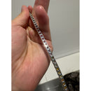 Custom Sapphire Rainbow White Gold Tennis Bracelet 7 inch, 16 CTS, 14K Gold