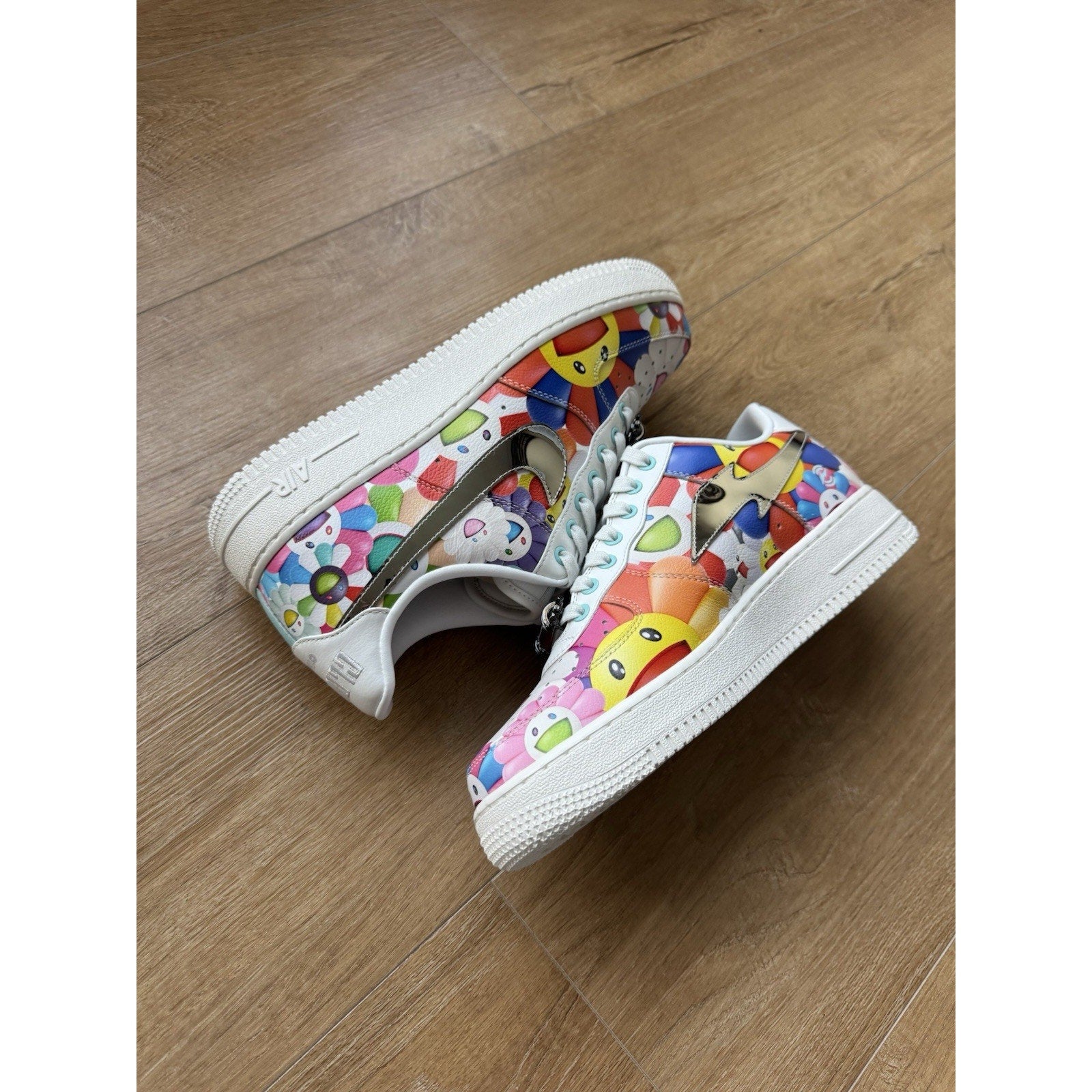 RTFKT x Takashi Murakami x Nike Air Force 1 Low Murakami Drip - Size 8.5