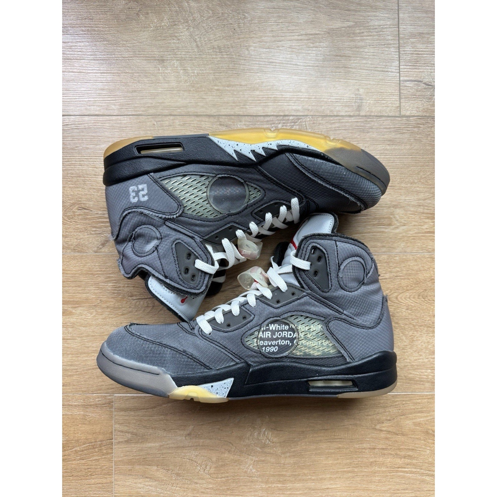 Jordan 5 Retro SP x Off-White Mid Muslin - Size 12