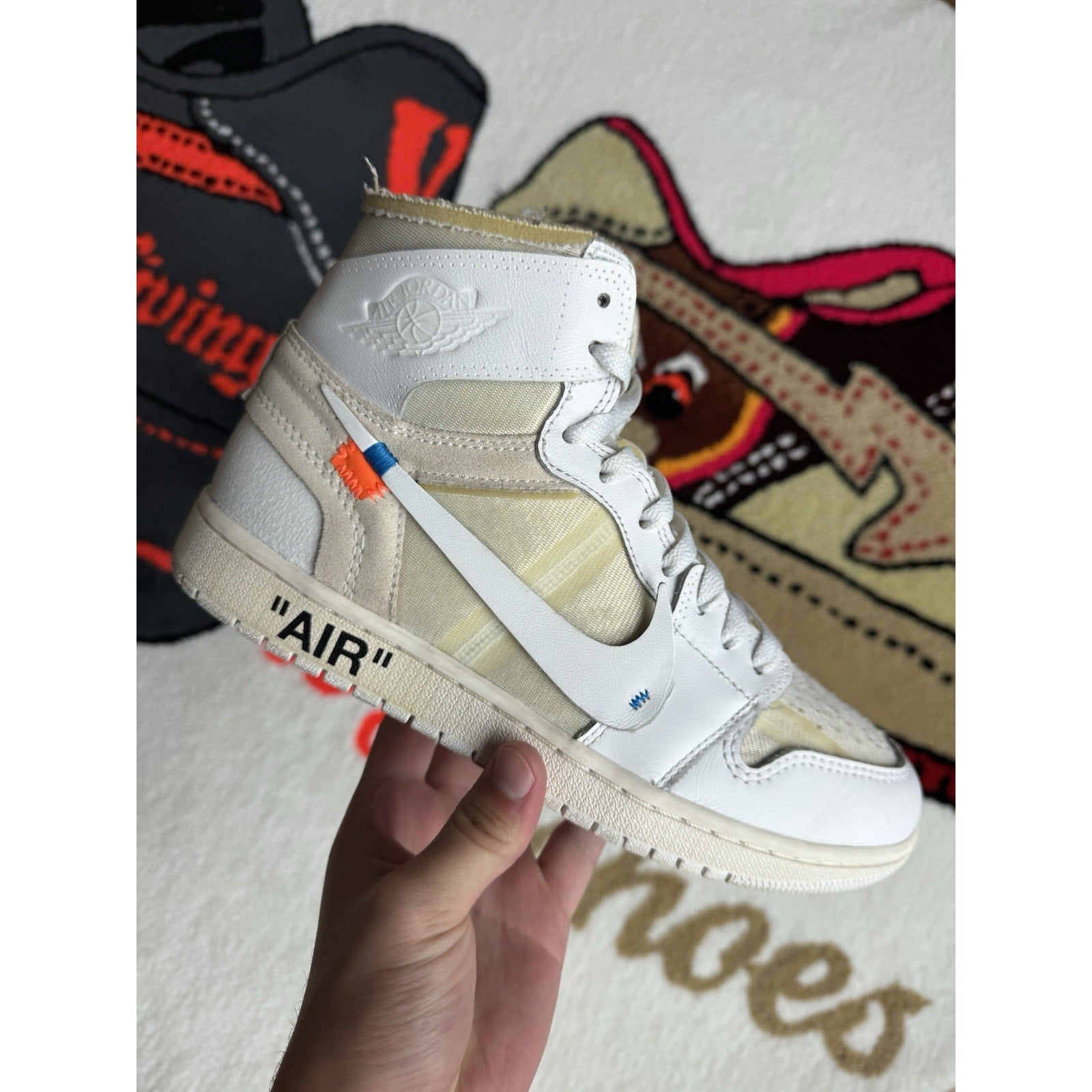 Jordan 1 Retro OG x Off-White High White - Size 9