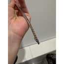 Custom Sapphire Rainbow White Gold Tennis Bracelet 7 inch, 16 CTS, 14K Gold