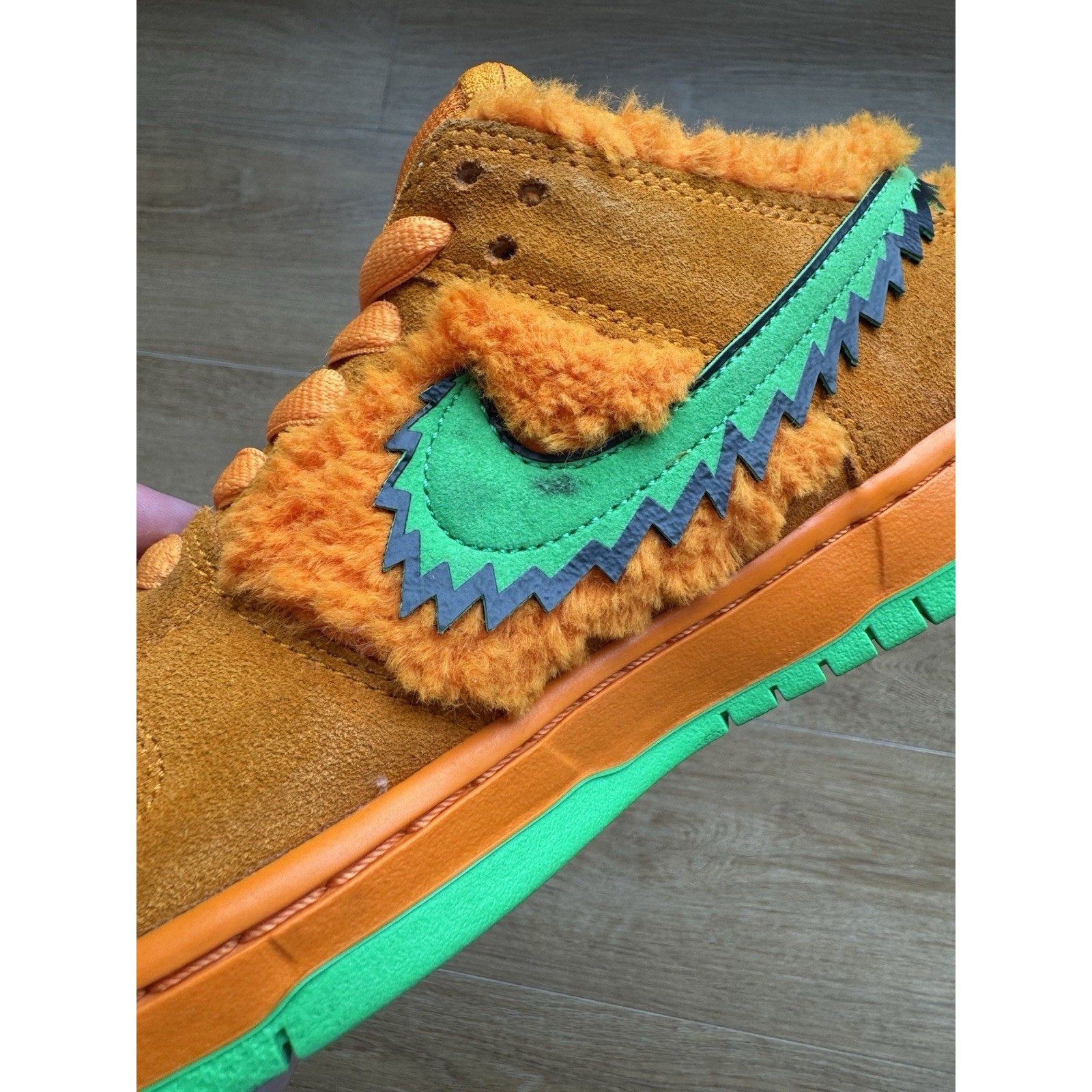 Nike Grateful Dead x Dunk SB Low Orange Bear - Size 7
