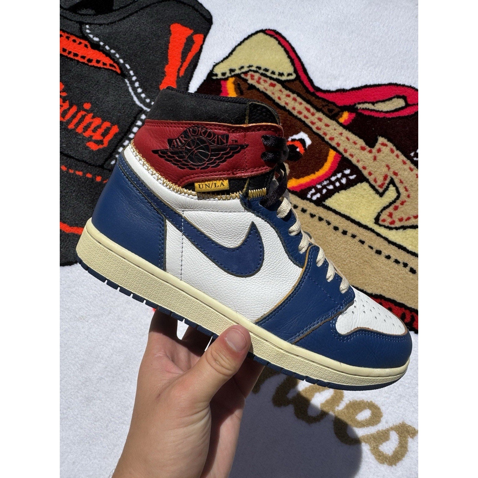 Jordan 1 Retro NRG x Union LA High Storm Blue - Size 9