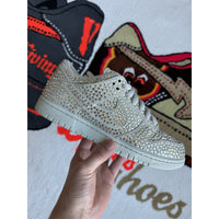 Cactus Plant Flea Market x Swarovski x Nike Dunk Low Pure Platinum - Size 10