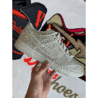 Cactus Plant Flea Market x Swarovski x Nike Dunk Low Pure Platinum - Size 11.5